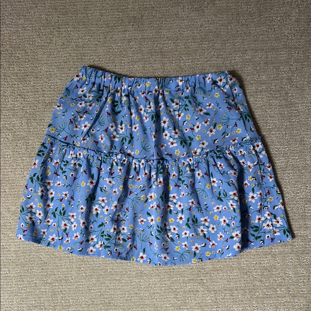 ROMWE Blue Bubble Mini Skirt Resort Wear